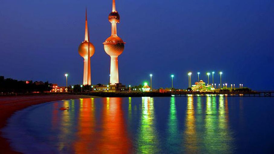 منظر للأبراج المشهورة في الكويت-(أرشيفية)